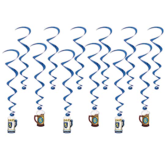 Beistle Oktoberfest Beer Mug Whirls Pack